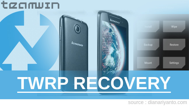 Install TWRP Lenovo A390 Tanpa PC