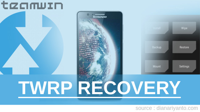 TWRP Lenovo A536 Tanpa Komputer