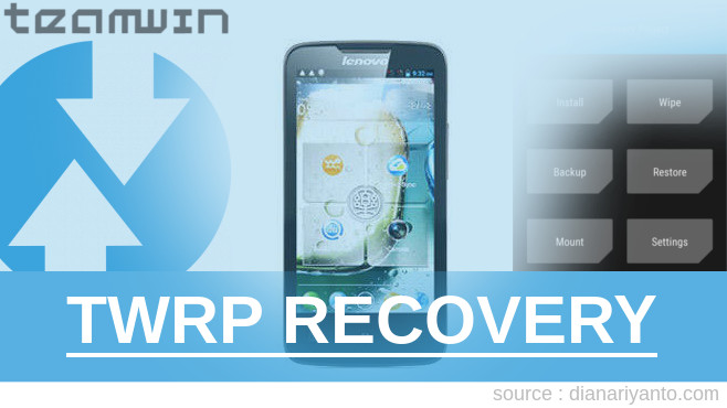 TWRP Recovery Lenovo A820 Temp